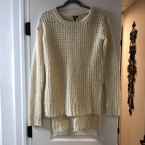 White Knitted Sweater